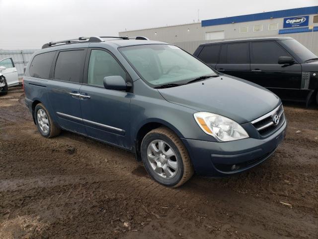 KNDMC233976025884 - 2007 HYUNDAI ENTOURAGE GLS BLUE photo 4