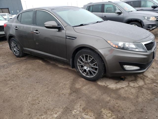 5XXGN4A77DG166393 - 2013 KIA OPTIMA EX GRAY photo 4