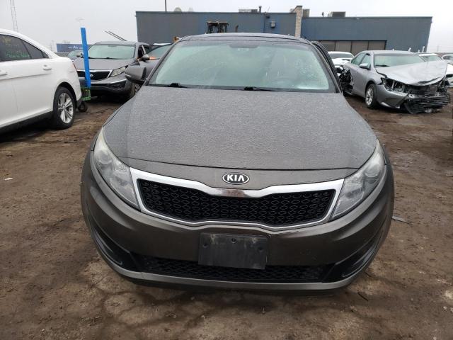 5XXGN4A77DG166393 - 2013 KIA OPTIMA EX GRAY photo 5