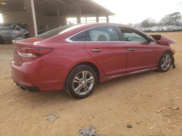 5NPE34AF2JH721514 - 2018 HYUNDAI SONATA SPORT RED photo 3