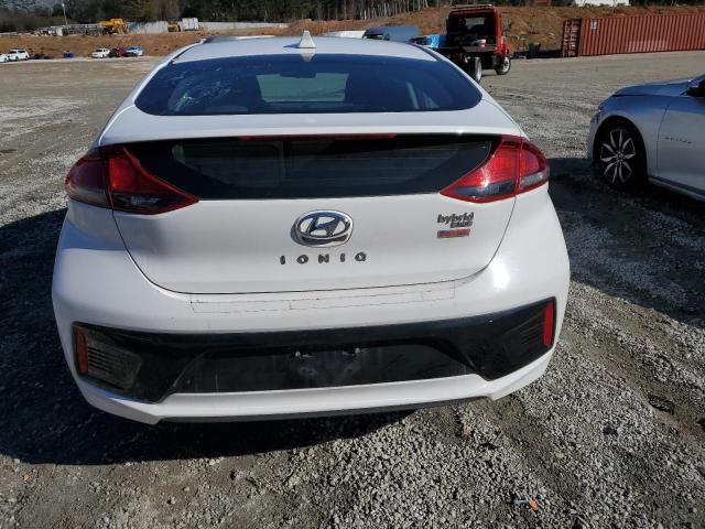 KMHC65LC6HU048049 - 2017 HYUNDAI IONIQ BLUE WHITE photo 6