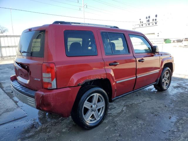 1J8FF48W58D534083 - 2008 JEEP PATRIOT LIMITED RED photo 3