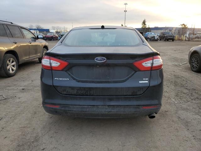 1FA6P0HD0G5122132 - 2016 FORD FUSION SE BLACK photo 6