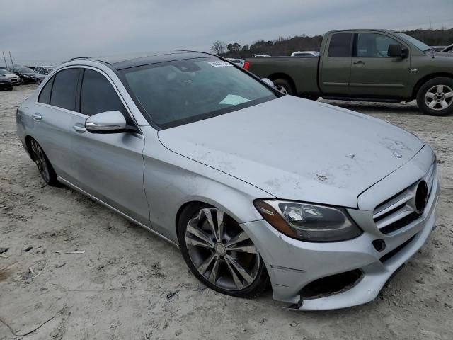 55SWF4JB2GU123843 - 2016 MERCEDES-BENZ C 300 SILVER photo 4