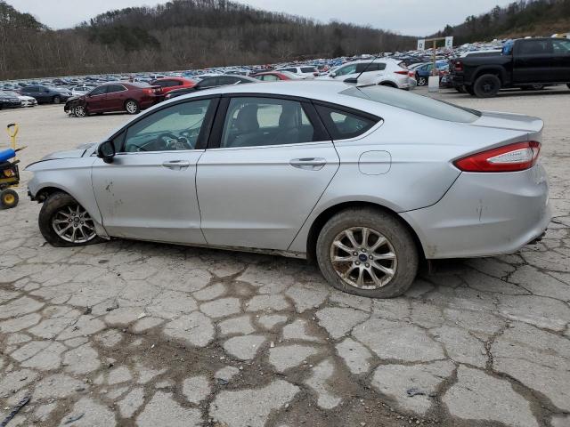 3FA6P0G78FR273792 - 2015 FORD FUSION S SILVER photo 2