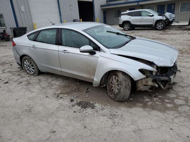 3FA6P0G78FR273792 - 2015 FORD FUSION S SILVER photo 4