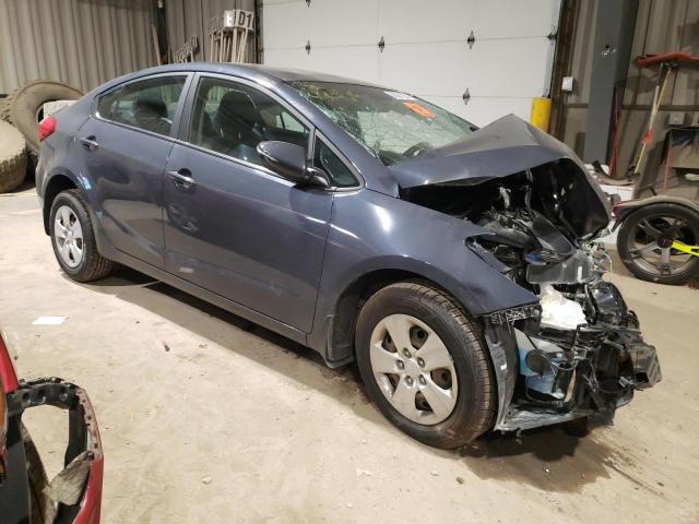 KNAFX4A6XF5395605 - 2015 KIA FORTE LX BLUE photo 4