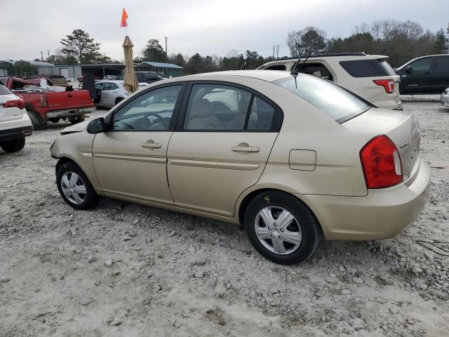 KMHCN46C97U111927 - 2007 HYUNDAI ACCENT GLS BEIGE photo 2