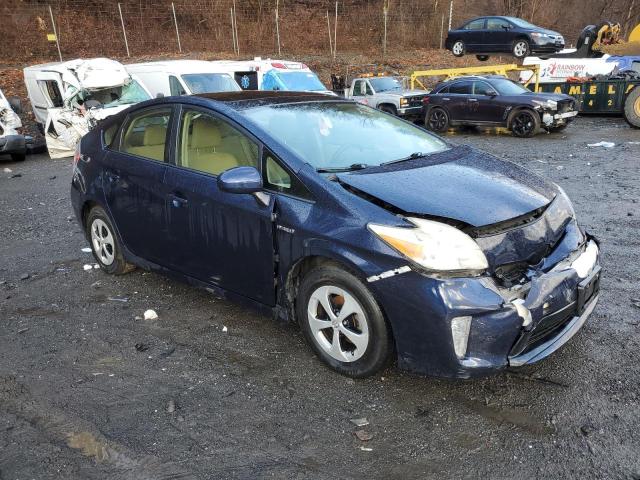 JTDKN3DU6D1615788 - 2013 TOYOTA PRIUS BLUE photo 4