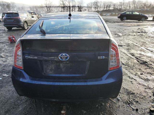 JTDKN3DU6D1615788 - 2013 TOYOTA PRIUS BLUE photo 6