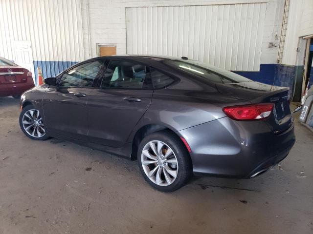 1C3CCCBBXFN681434 - 2015 CHRYSLER 200 S GRAY photo 2