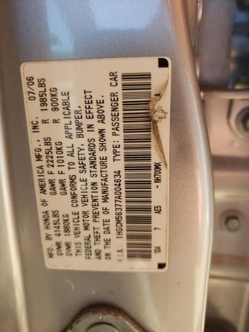 1HGCM56377A004634 - 2007 HONDA ACCORD SE SILVER photo 12