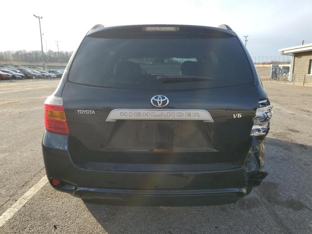 JTEDS41A282023544 - 2008 TOYOTA HIGHLANDER BLACK photo 6