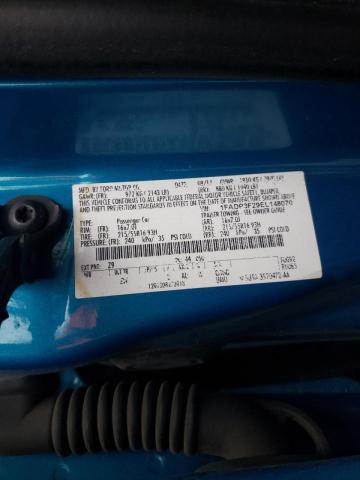 1FADP3F29EL148070 - 2014 FORD FOCUS SE BLUE photo 12