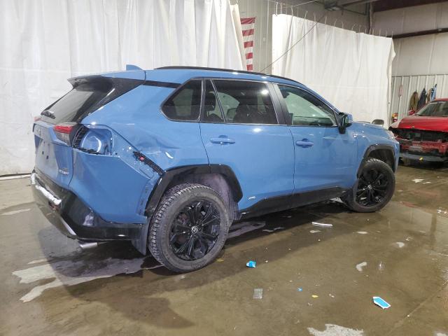 4T3T6RFV5NU089005 - 2022 TOYOTA RAV4 SE BLUE photo 3