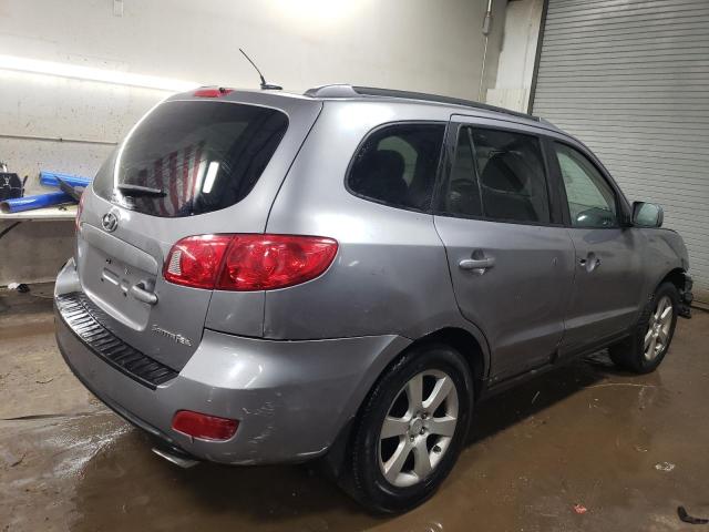 5NMSH13E78H148852 - 2008 HYUNDAI SANTA FE SE GRAY photo 3