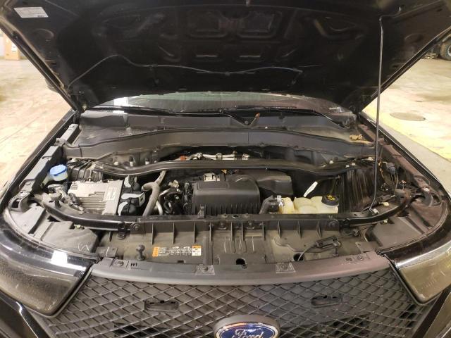 1FM5K8AB2LGA84683 - 2020 FORD EXPLORER POLICE INTERCEPTOR BLACK photo 12