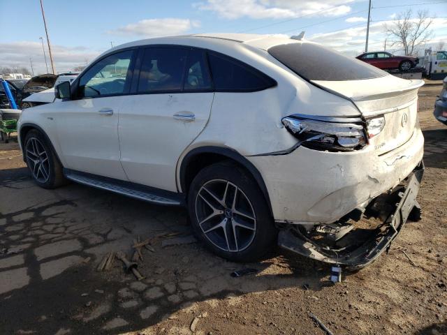 4JGED6EB4KA149544 - 2019 MERCEDES-BENZ GLE COUPE 43 AMG WHITE photo 2