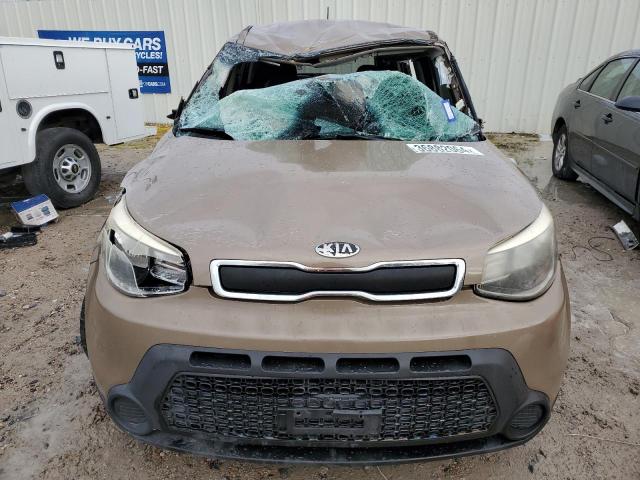 KNDJN2A20E7088418 - 2014 KIA SOUL TAN photo 5