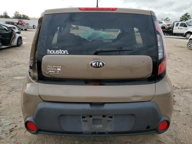 KNDJN2A20E7088418 - 2014 KIA SOUL TAN photo 6