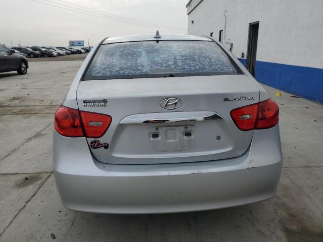 KMHDU4AD0AU061952 - 2010 HYUNDAI ELANTRA BLUE GRAY photo 6