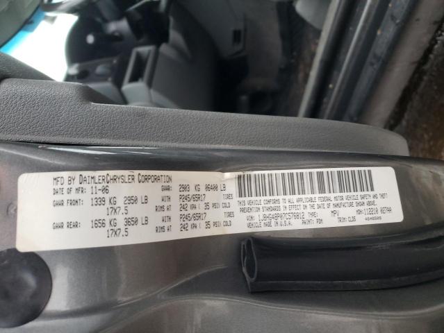 1J8HG48P07C576812 - 2007 JEEP COMMANDER 灰色 照片 13