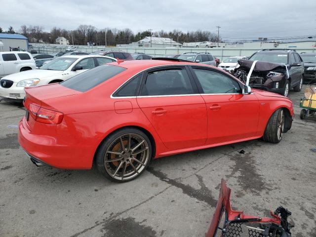 WAUBGAFL6DA201376 - 2013 AUDI S4 PREMIUM PLUS RED photo 3