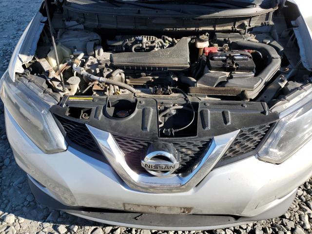 5N1AT2MV6EC773649 - 2014 NISSAN ROGUE S SILVER photo 12