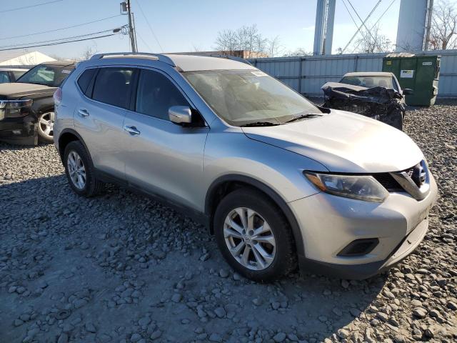 5N1AT2MV6EC773649 - 2014 NISSAN ROGUE S SILVER photo 4