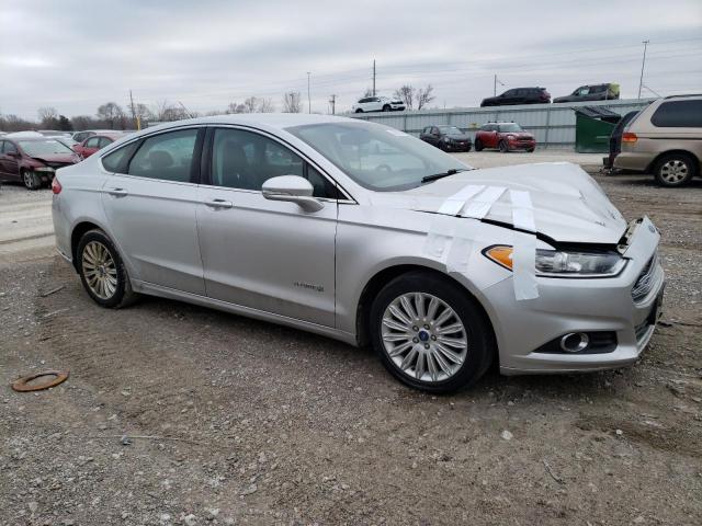 3FA6P0LU0DR179950 - 2013 FORD FUSION SE HYBRID SILVER photo 4