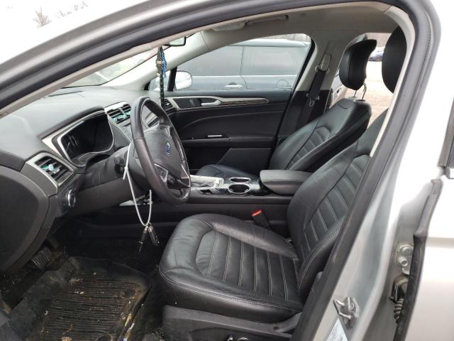 3FA6P0LU0DR179950 - 2013 FORD FUSION SE HYBRID SILVER photo 7