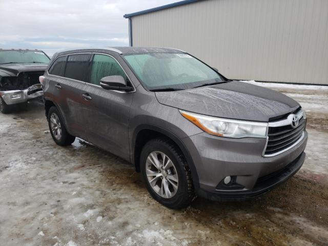 5TDJKRFH8FS081884 - 2015 TOYOTA HIGHLANDER XLE GRAY photo 4