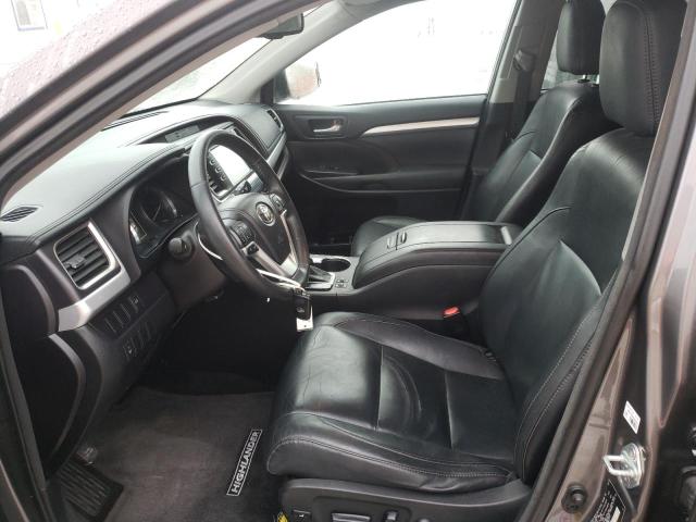 5TDJKRFH8FS081884 - 2015 TOYOTA HIGHLANDER XLE GRAY photo 7