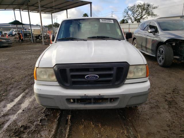 1FTYR10U64PB44022 - 2004 FORD RANGER WHITE photo 5