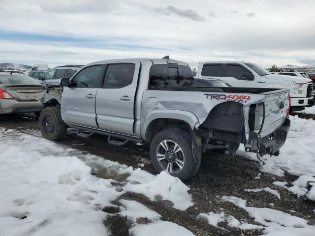 5TFCZ5AN6KX184039 - 2019 TOYOTA TACOMA DOUBLE CAB SILVER photo 2