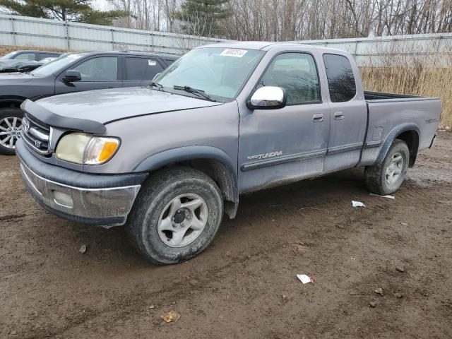 5TBBT44102S271711 - 2002 TOYOTA TUNDRA ACCESS CAB ნაცრისფერი ფოტო 1