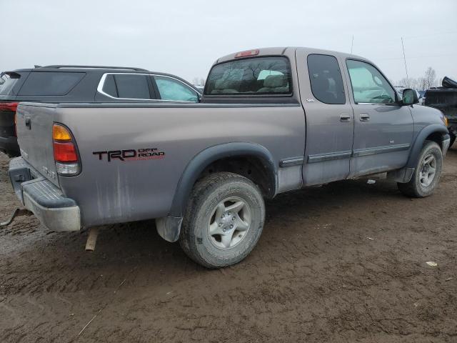 5TBBT44102S271711 - 2002 TOYOTA TUNDRA ACCESS CAB ნაცრისფერი ფოტო 3