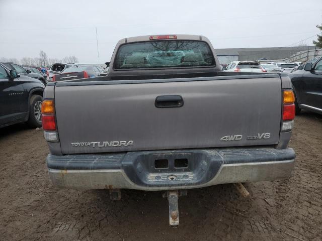 5TBBT44102S271711 - 2002 TOYOTA TUNDRA ACCESS CAB ნაცრისფერი ფოტო 6