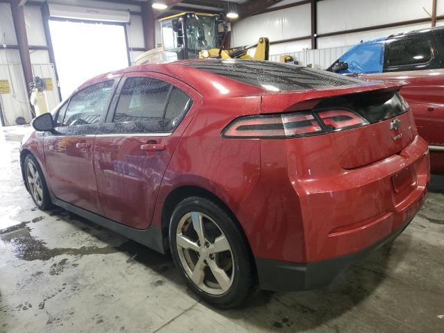 1G1RF6E4XDU117564 - 2013 CHEVROLET VOLT RED photo 2