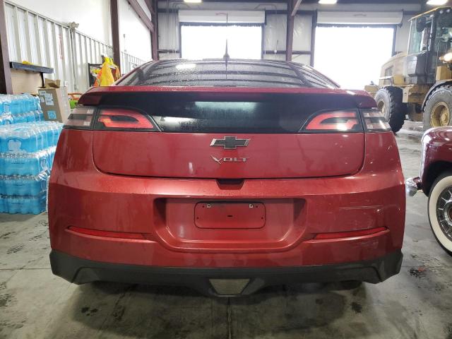 1G1RF6E4XDU117564 - 2013 CHEVROLET VOLT RED photo 6