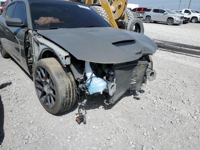 2C3CDXGJ9JH134807 - 2018 DODGE CHARGER R/T 392 GRAY photo 9