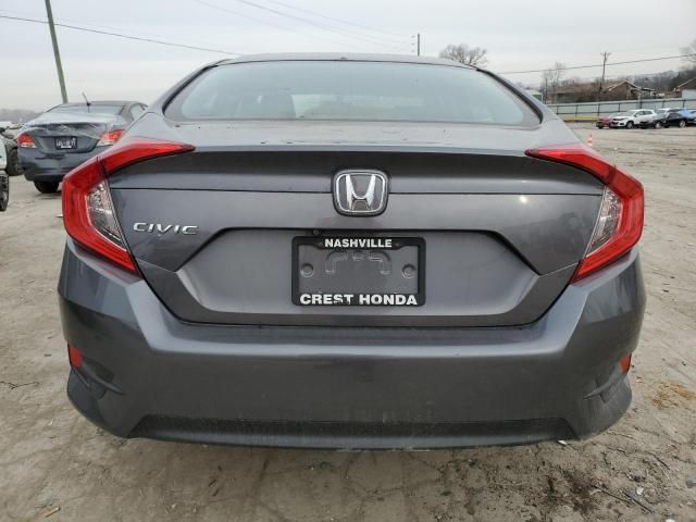 2HGFC2F55JH577394 - 2018 HONDA CIVIC LX GRAY photo 6