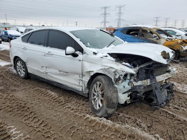 3FA6P0G74FR163144 - 2015 FORD FUSION S WHITE photo 4