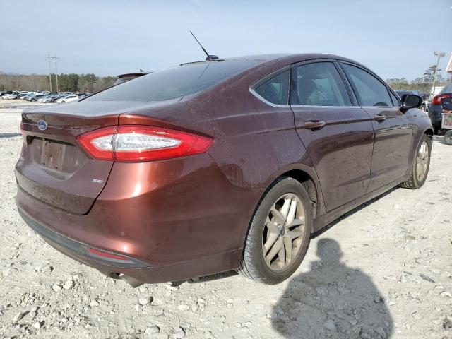 3FA6P0H79GR377045 - 2016 FORD FUSION SE BURGUNDY photo 3