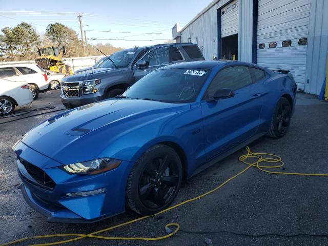 1FA6P8CF7M5102706 - 2021 FORD MUSTANG GT BLUE photo 1