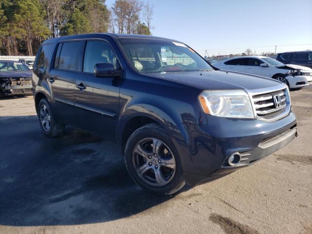 5FNYF4H50CB014611 - 2012 HONDA PILOT EXL BLUE photo 4