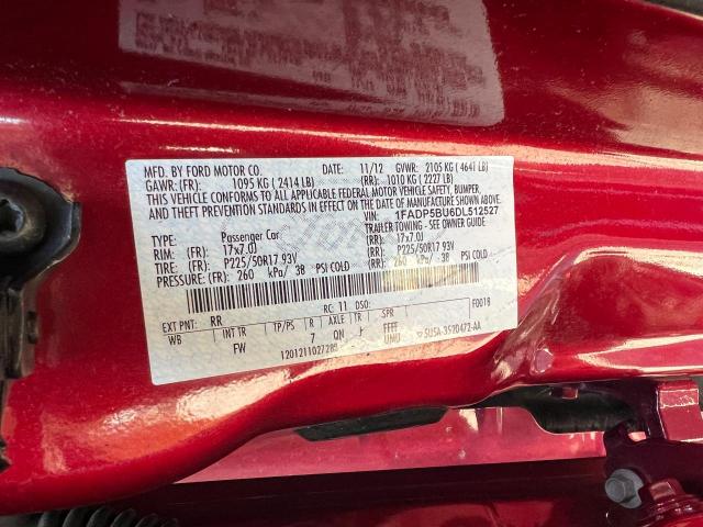 1FADP5BU6DL512527 - 2013 FORD C-MAX SEL RED photo 10