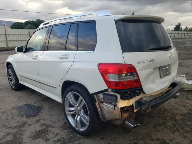 WDCGG8HB5CF807401 - 2012 MERCEDES-BENZ GLK 350 4MATIC WHITE photo 2