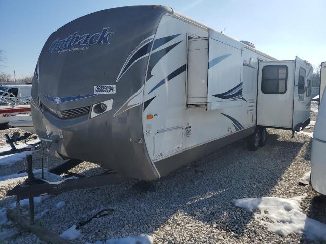 4YDT29828DB451587 - 2013 KEYSTONE OUTBACK WHITE photo 2