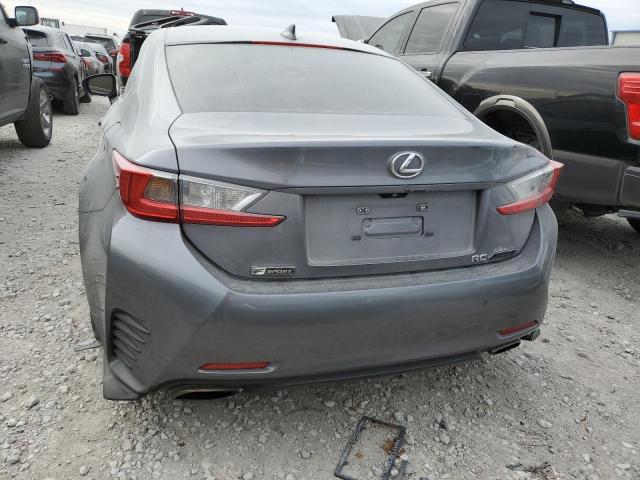 JTHHA5BC4G5002916 - 2016 LEXUS RC 200T GRAY photo 6